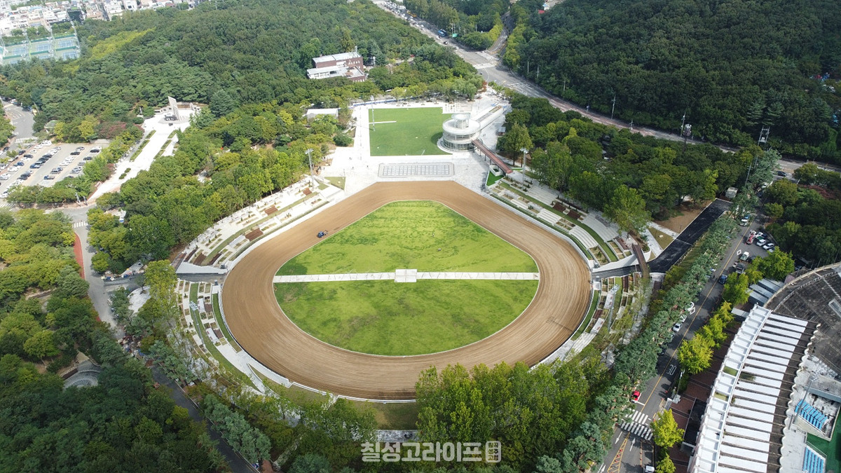 두류공원 시민광장 조성(드론)