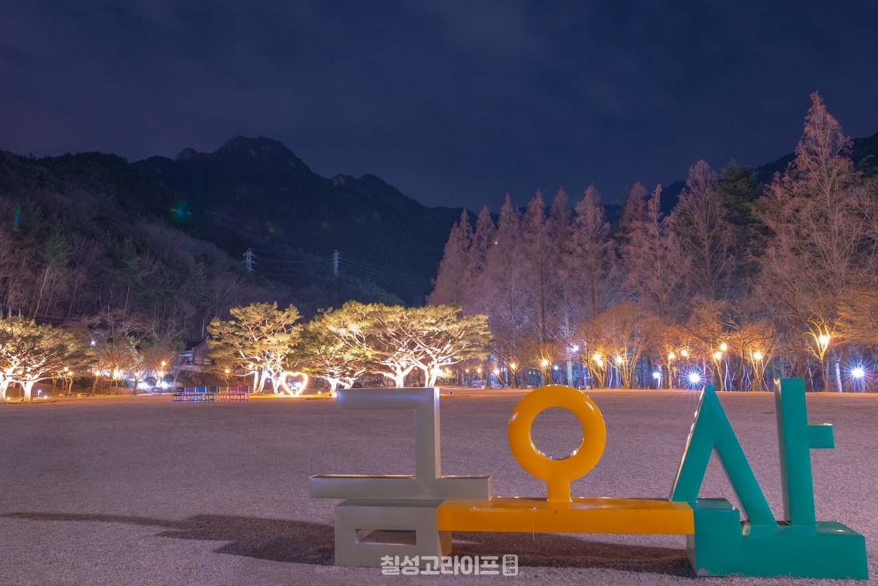 [금오산도립공원관리사무소] 야간견광조명