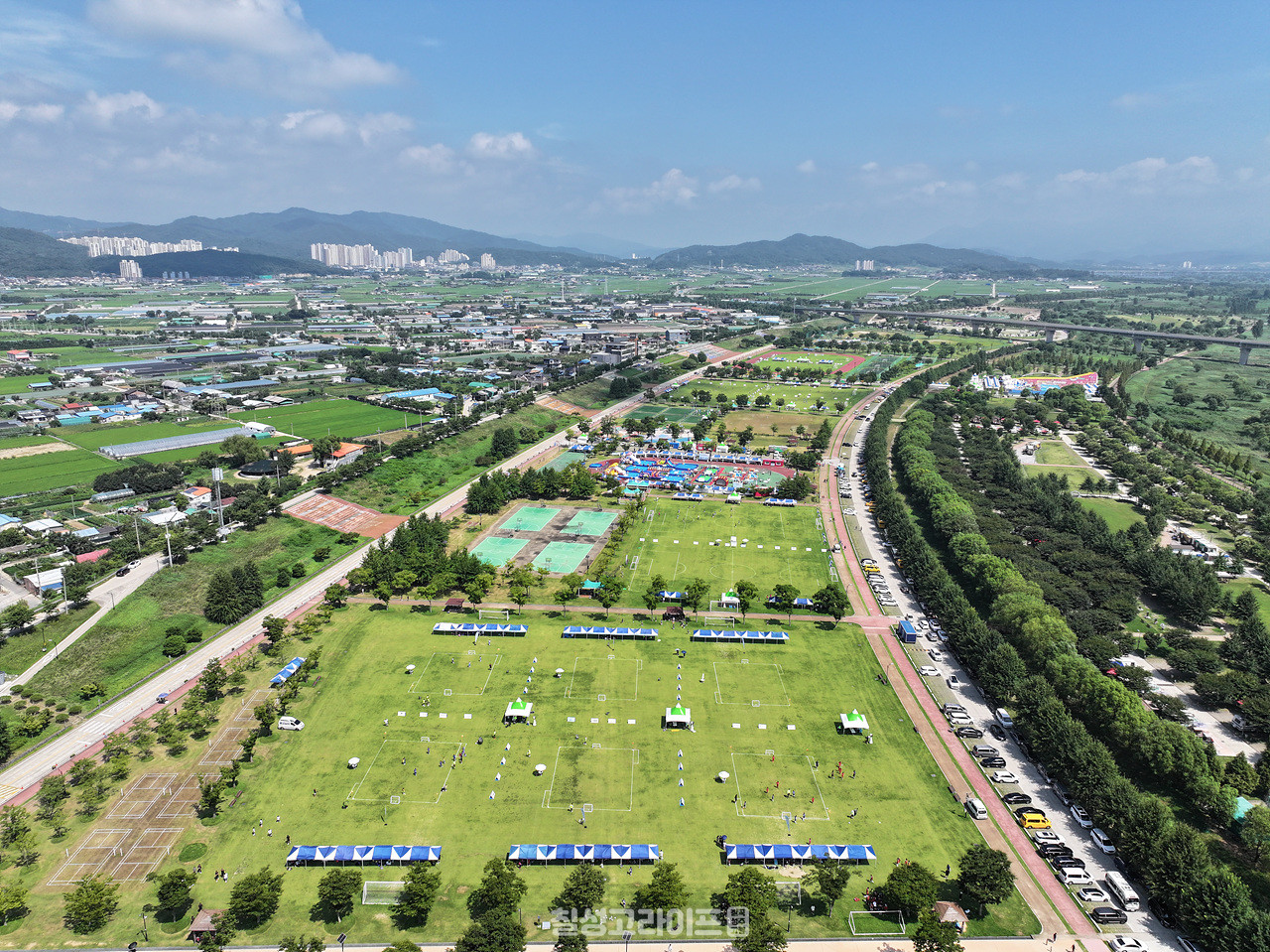 구미 2024 I리그 축구대회 전경