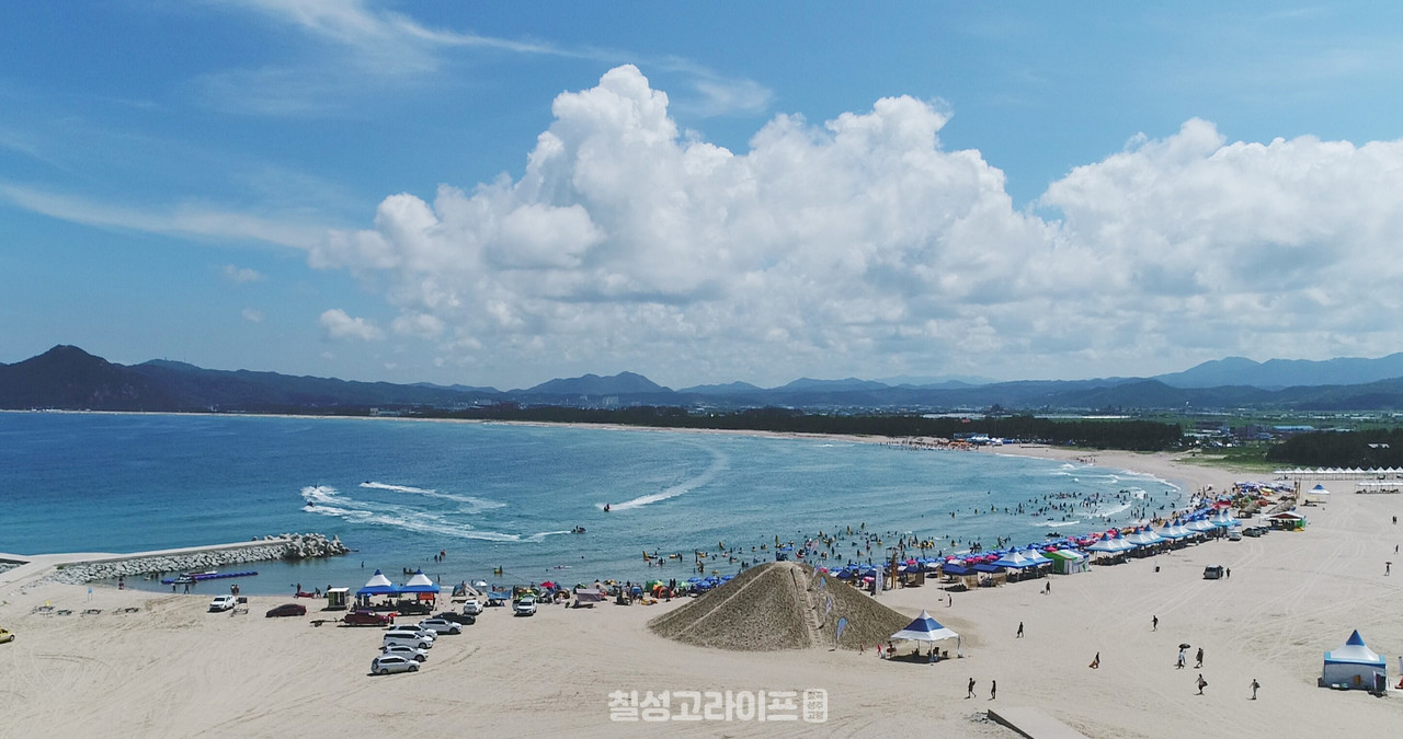 고래불해수욕장_모래썰매장