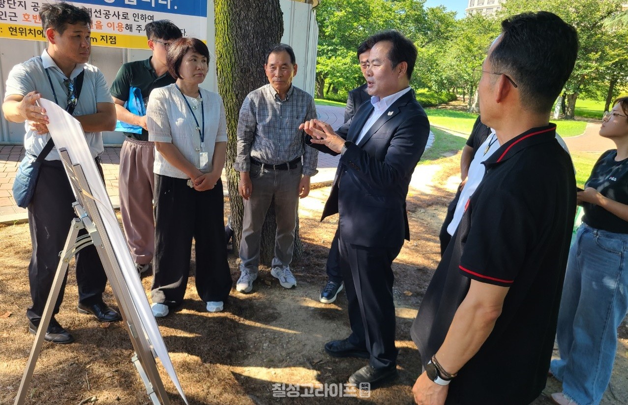 경북도, 2025 APEC 정상회의 관련, 가로수 현장점검 실시